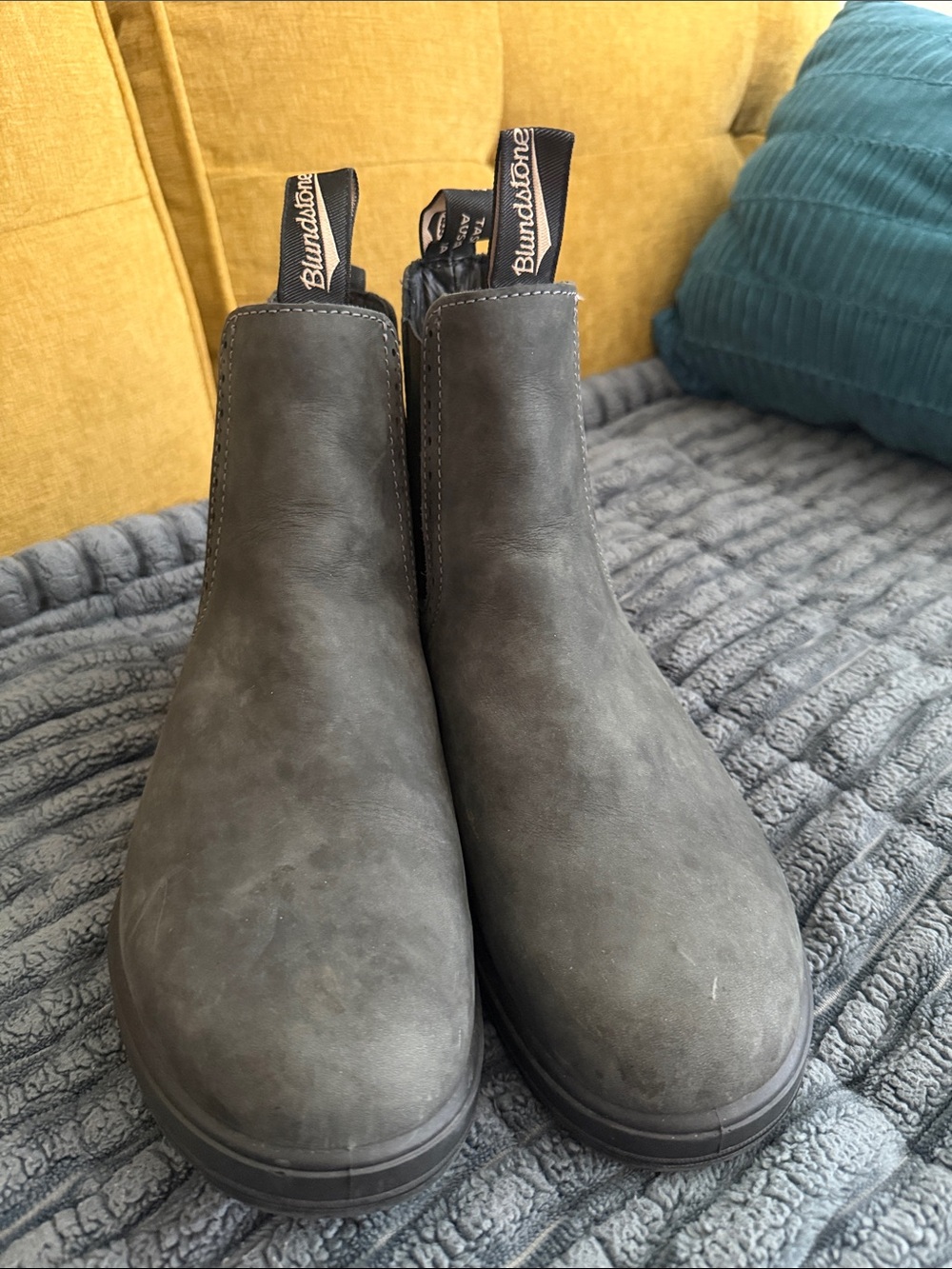 Blundstone Gray Chelsea Ankle Boots